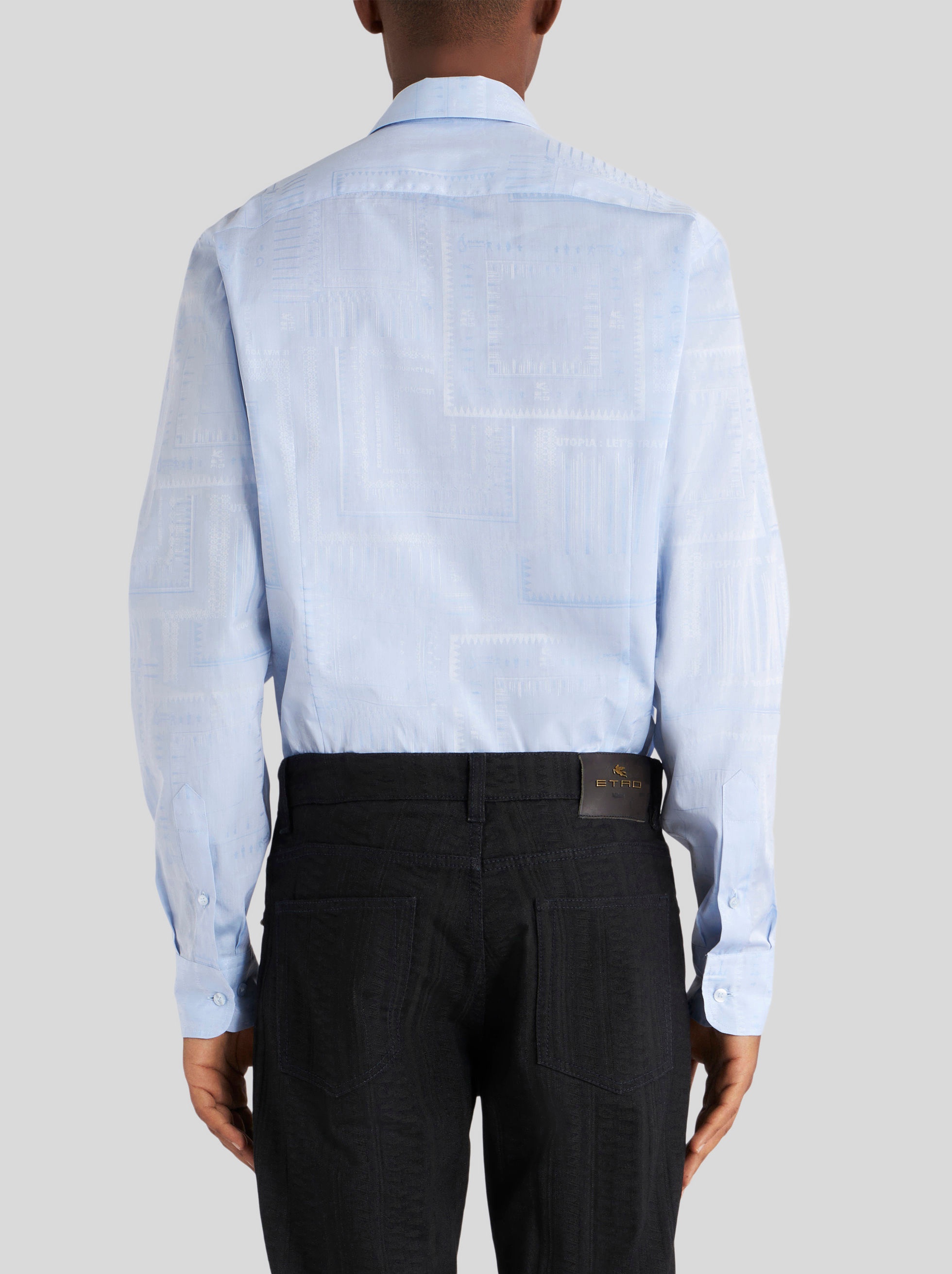COTTON JACQUARD SHIRT - 4