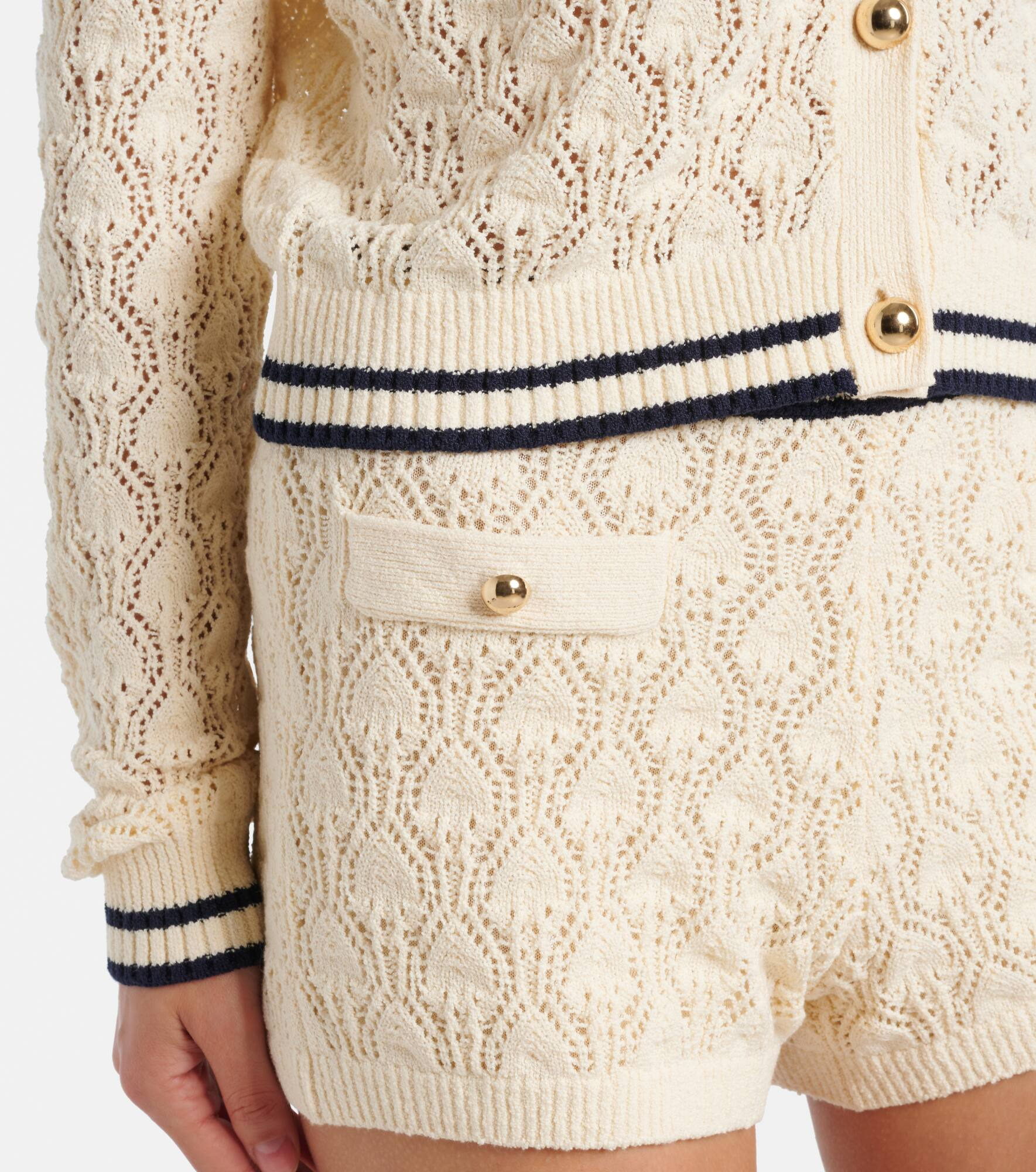 Rookie open-knit cardigan - 5