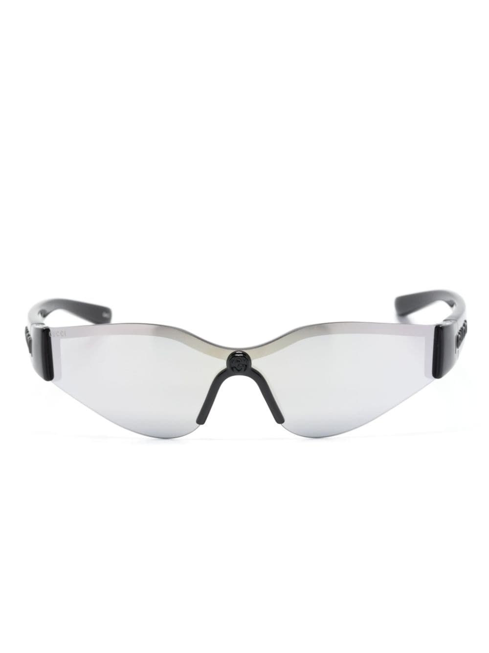 Interlocking G shield-frame sunglasses - 1