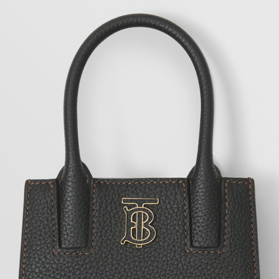 Burberry Micro Grainy Leather Frances Tote outlook