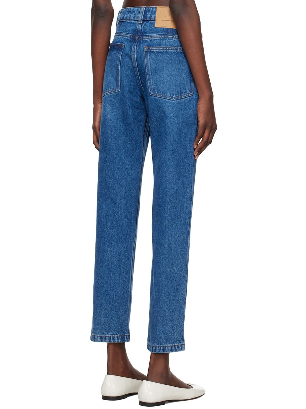 Blue Classic Fit Jeans - 3