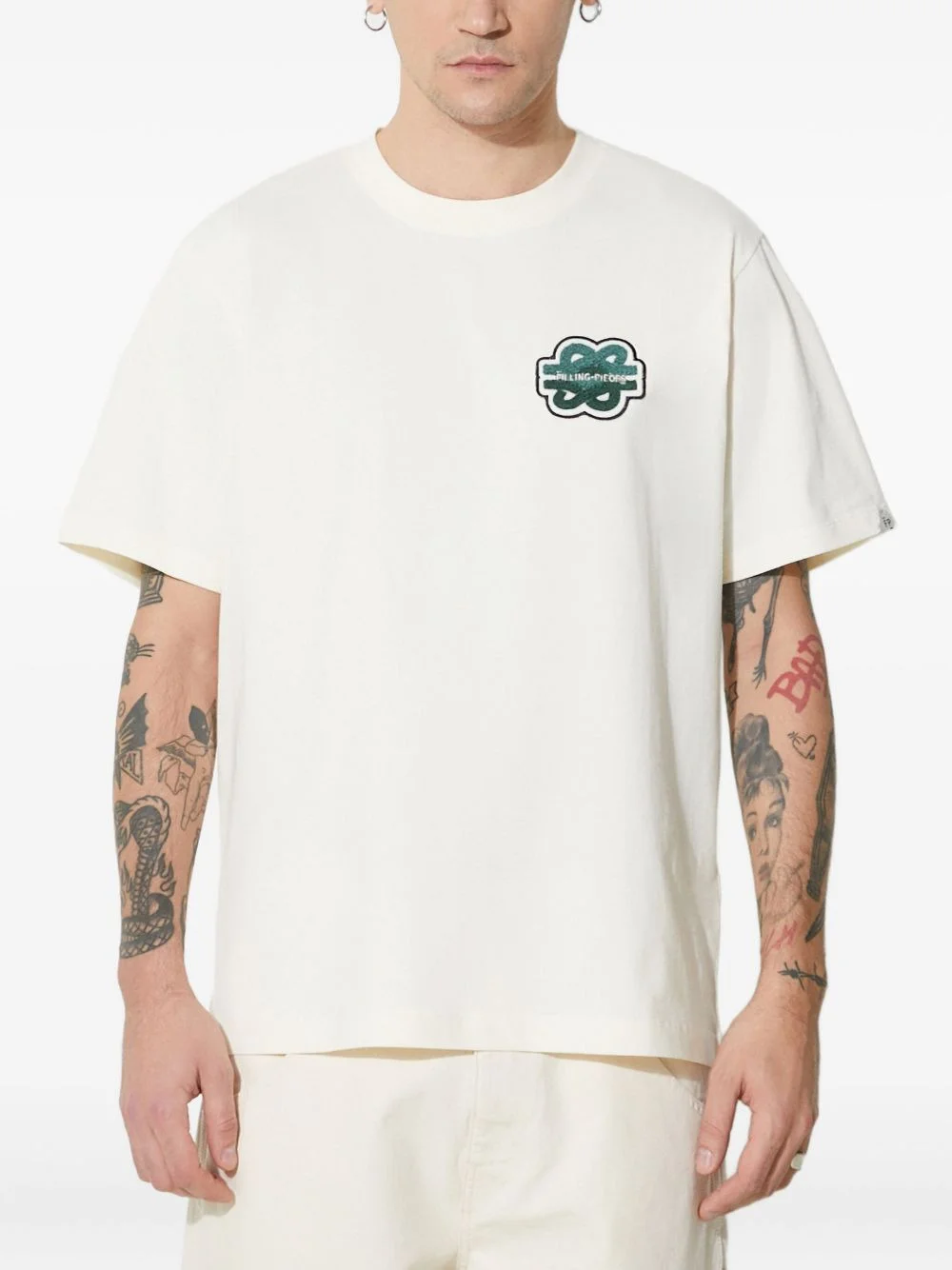 logo-patch T-shirt - 1