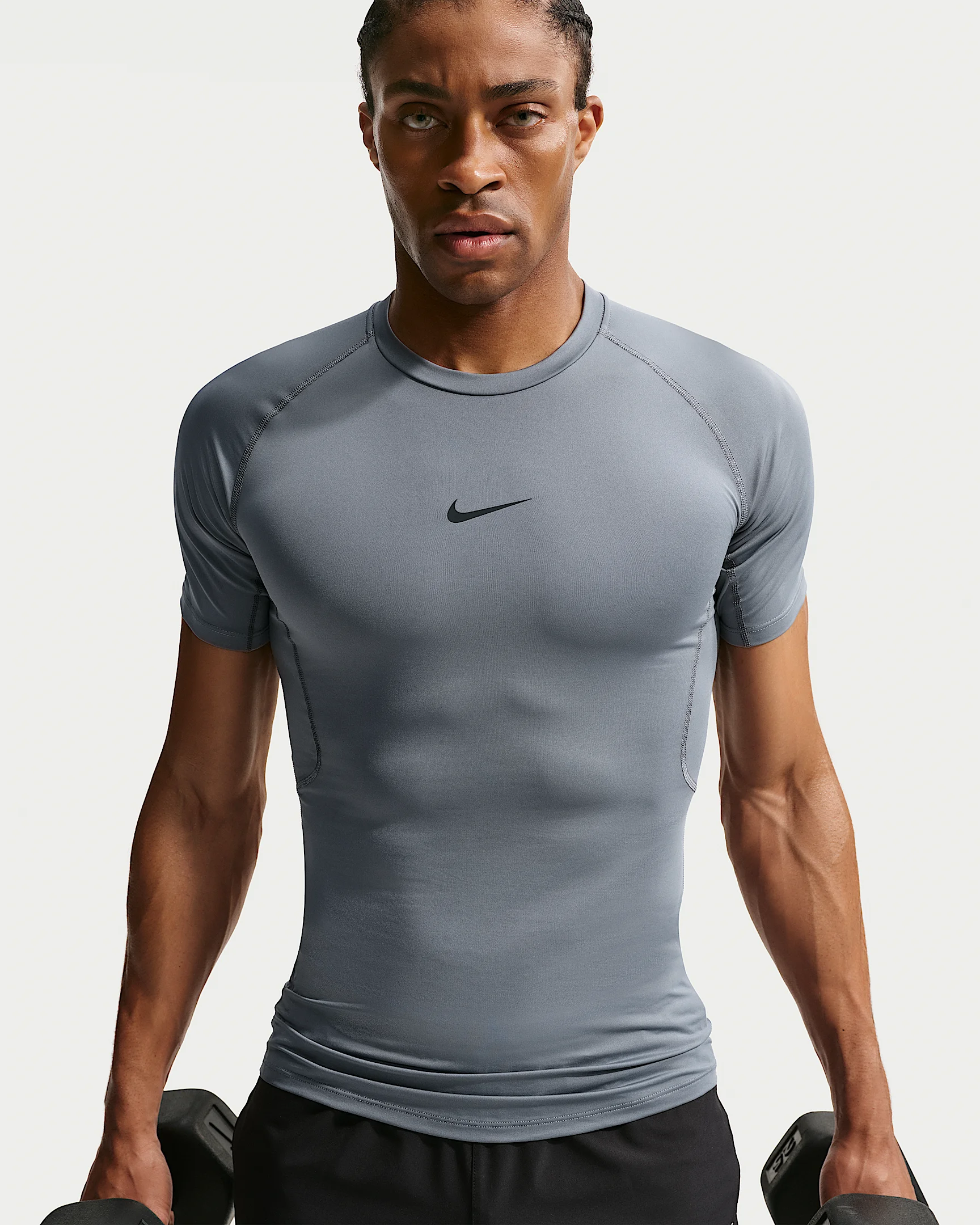 Nike Pro Men's Dri-FIT Tight Short-Sleeve Fitness Top - 1