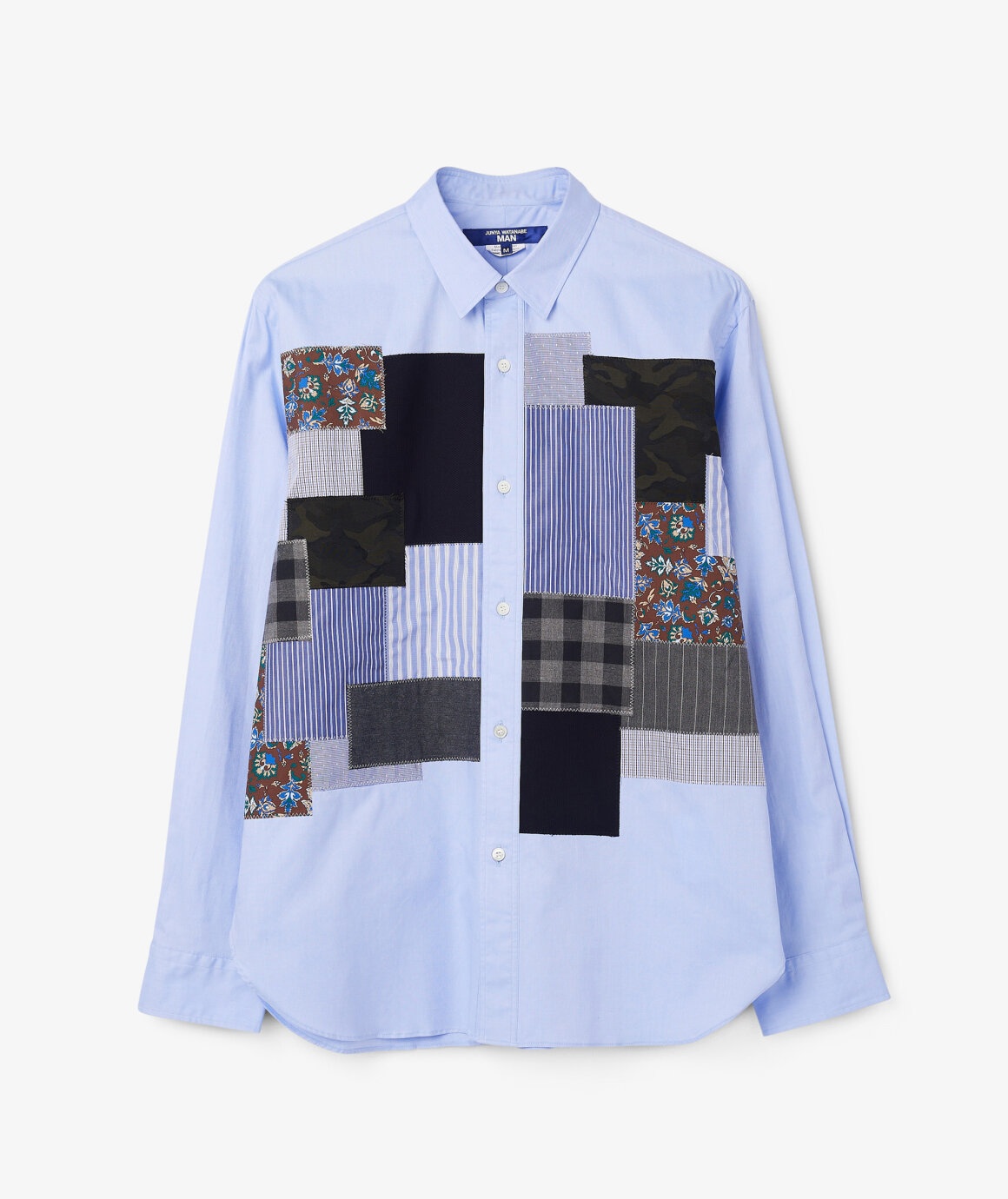 Men's Patchwork L/S Shirt - 1