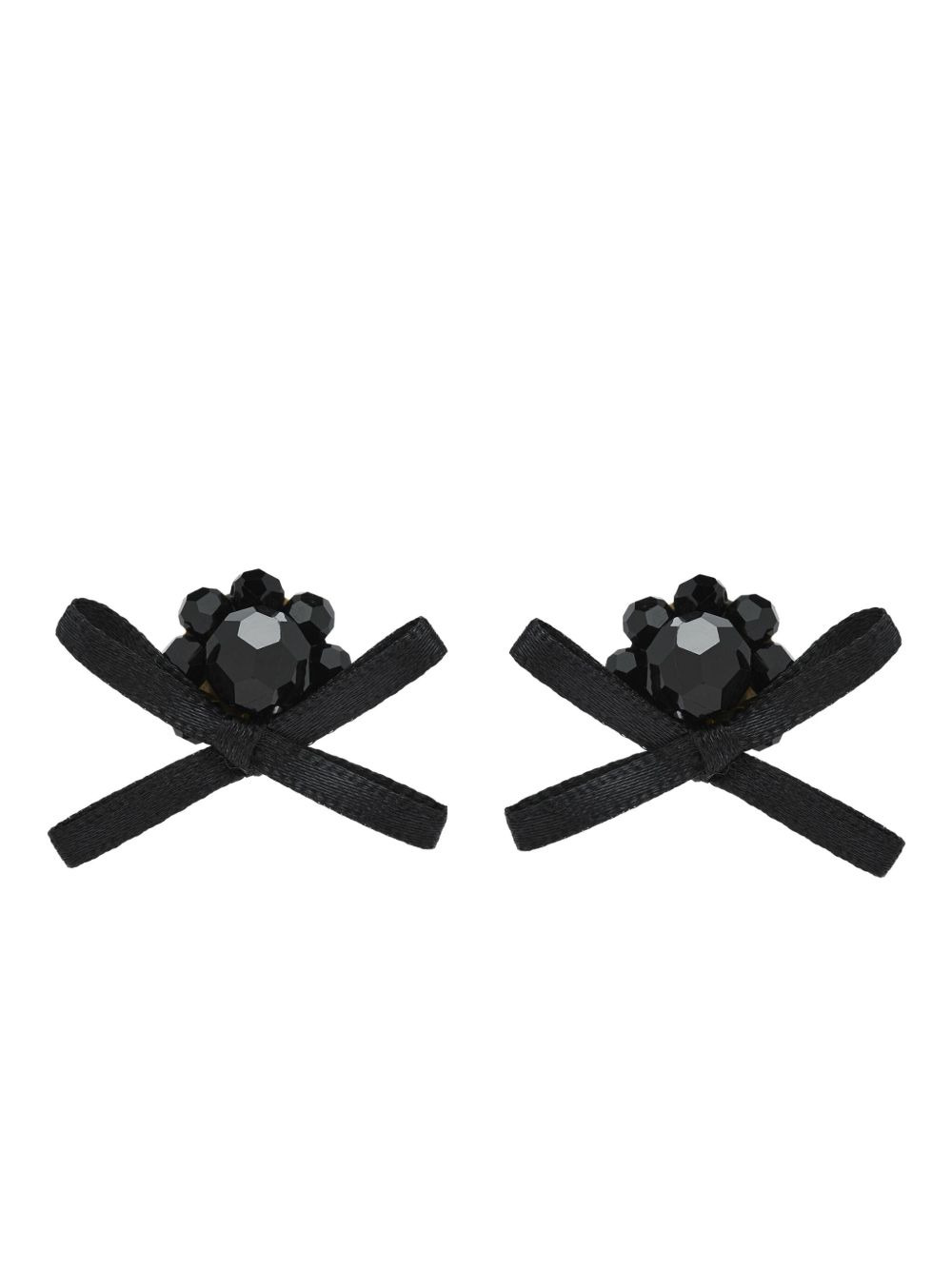 crystal-embellishment earrings - 5