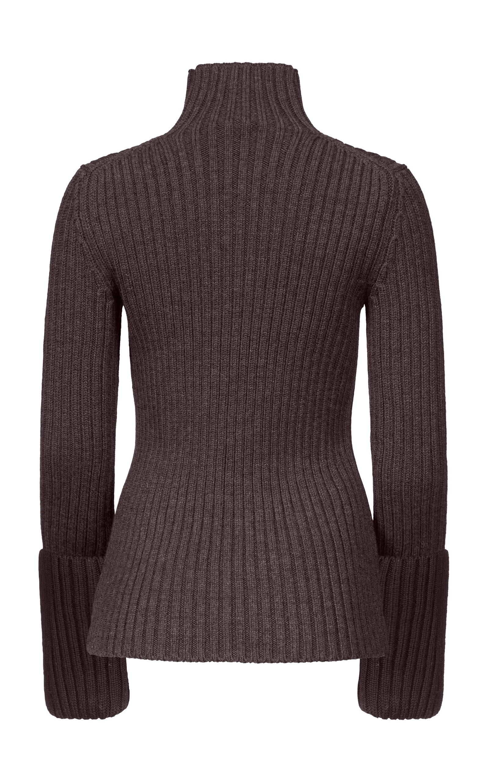 Astrid Ribbed Wool Sweater brown - 5