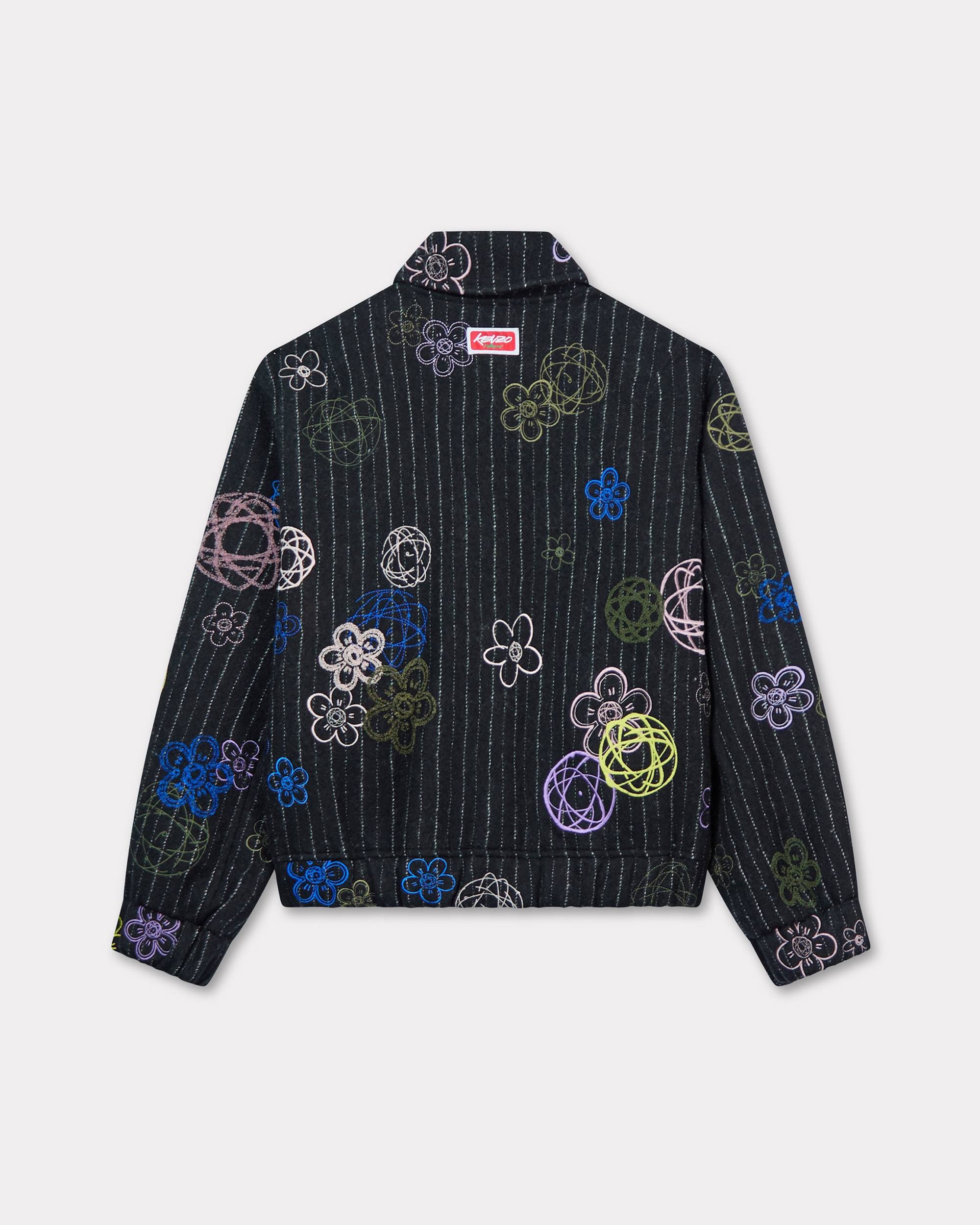 'Kenzo x Futura 2000' bomber in virgin wool - 2