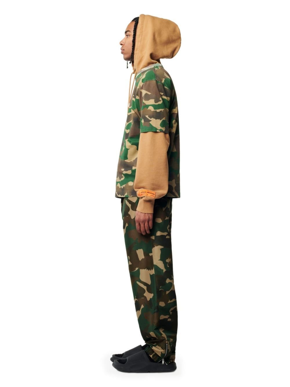 CAMO NYLON TRACKPANTS - 3