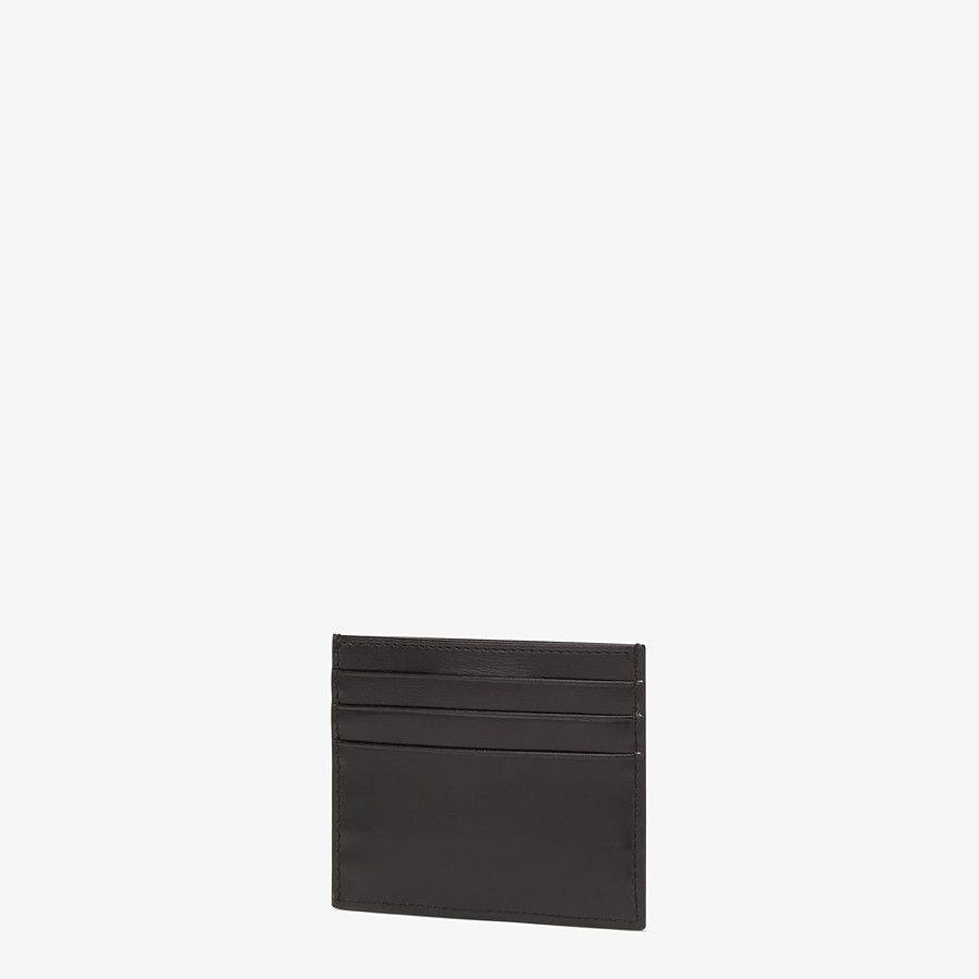 Black leather card holder - 2