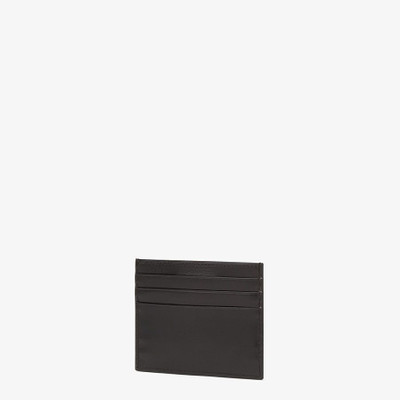 FENDI Black leather card holder outlook