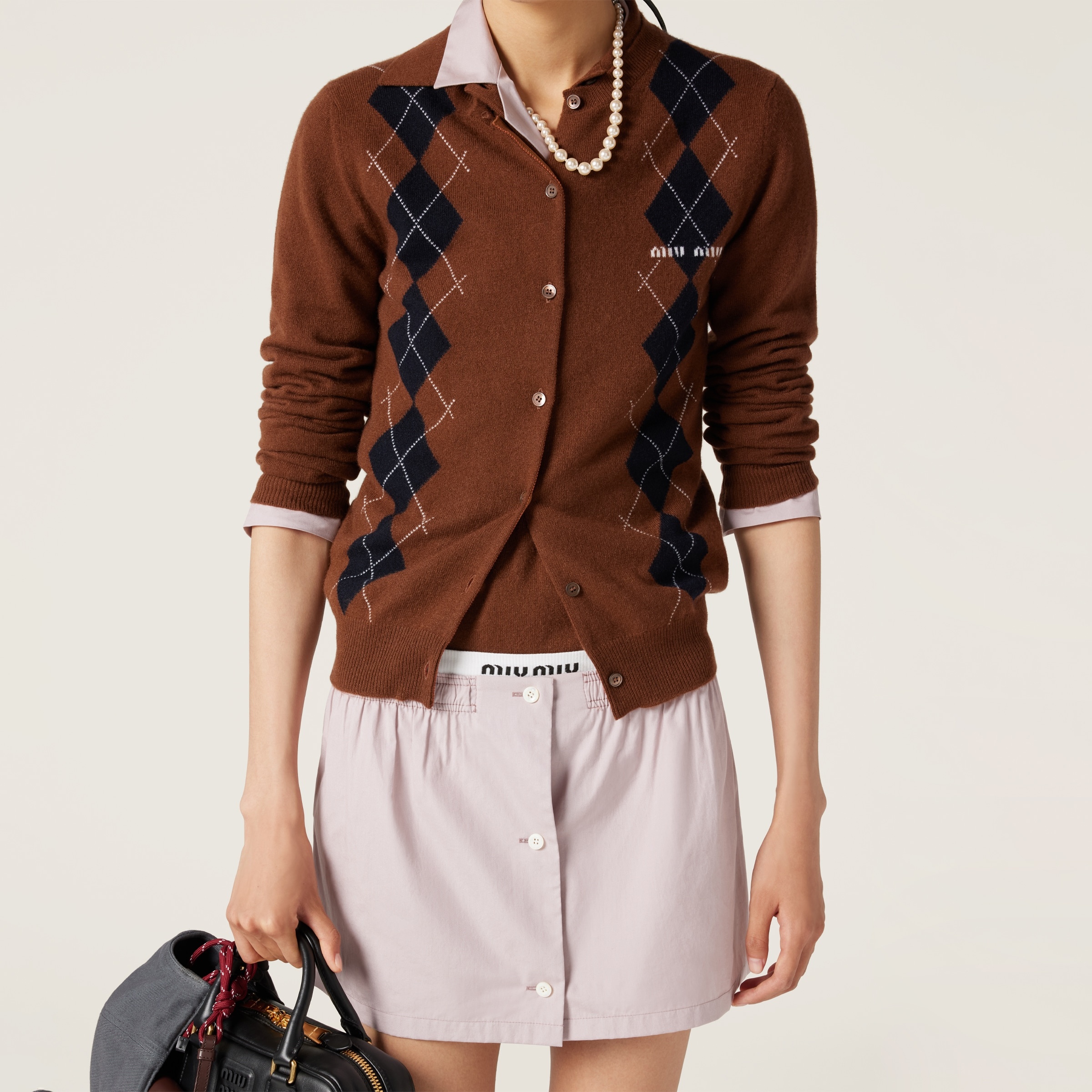 Poplin miniskirt - 4