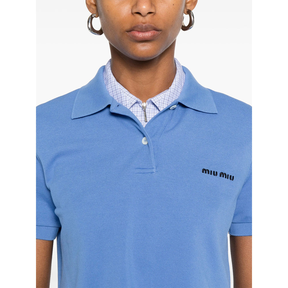 Miu Miu Blue Tops - Polo Tops Women - 4