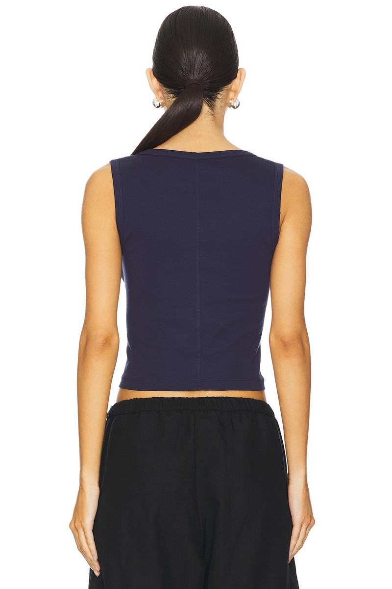 Enza Costa Supima Baby Cropped U Tank Top outlook
