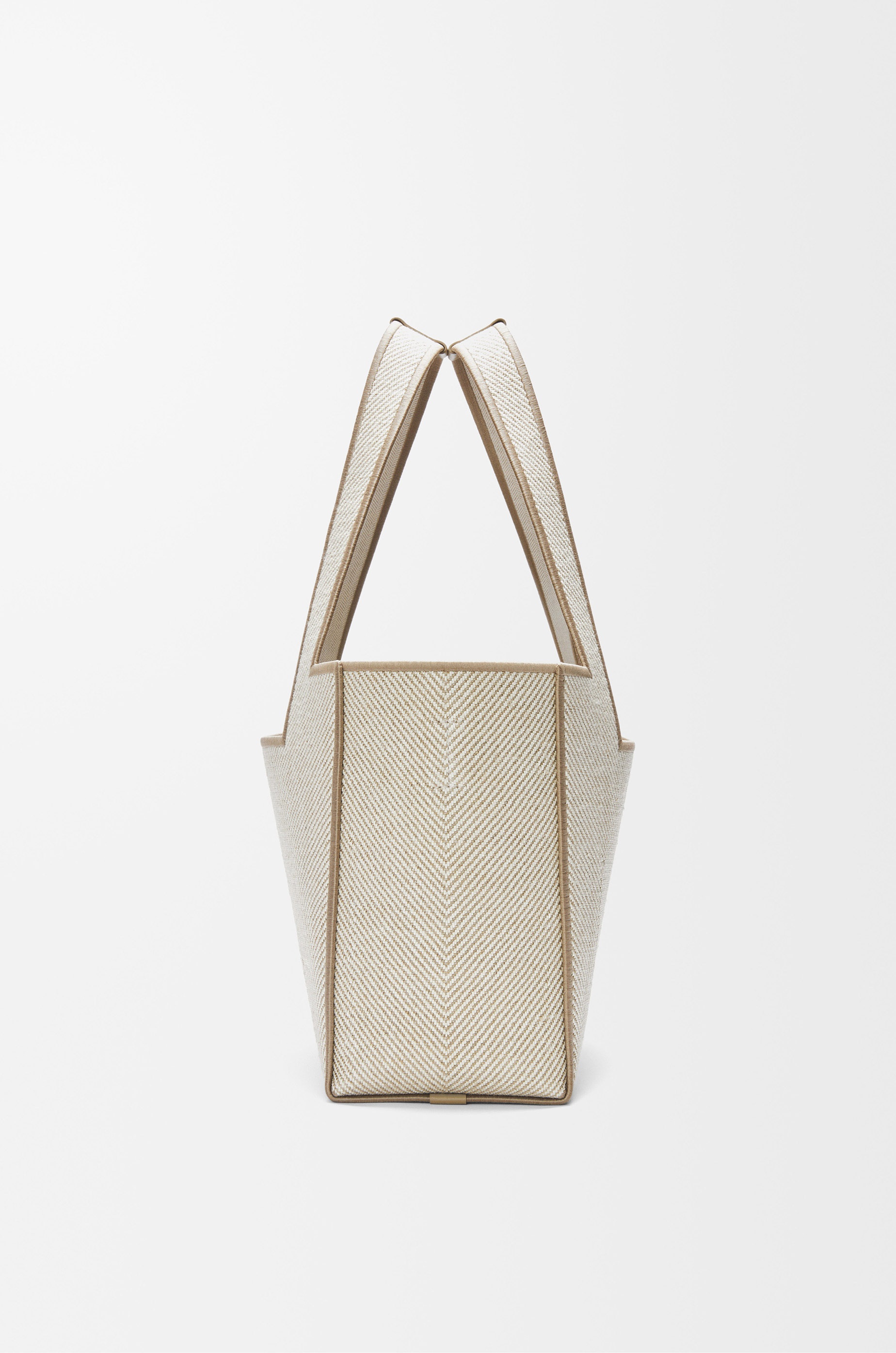 Medium LOEWE Font tote in jacquard canvas - 3