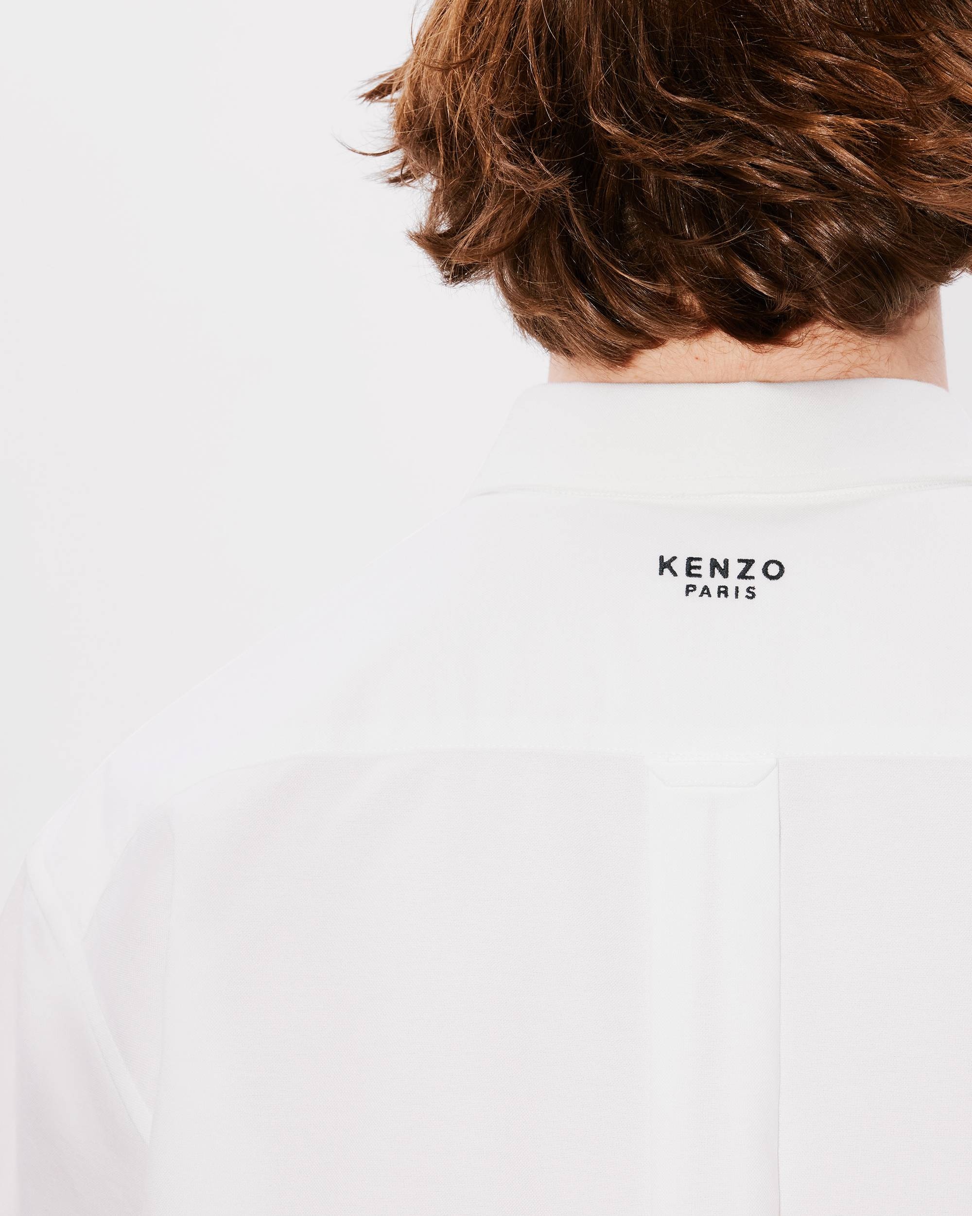 'Boke Flower' embroidered casual shirt - 7