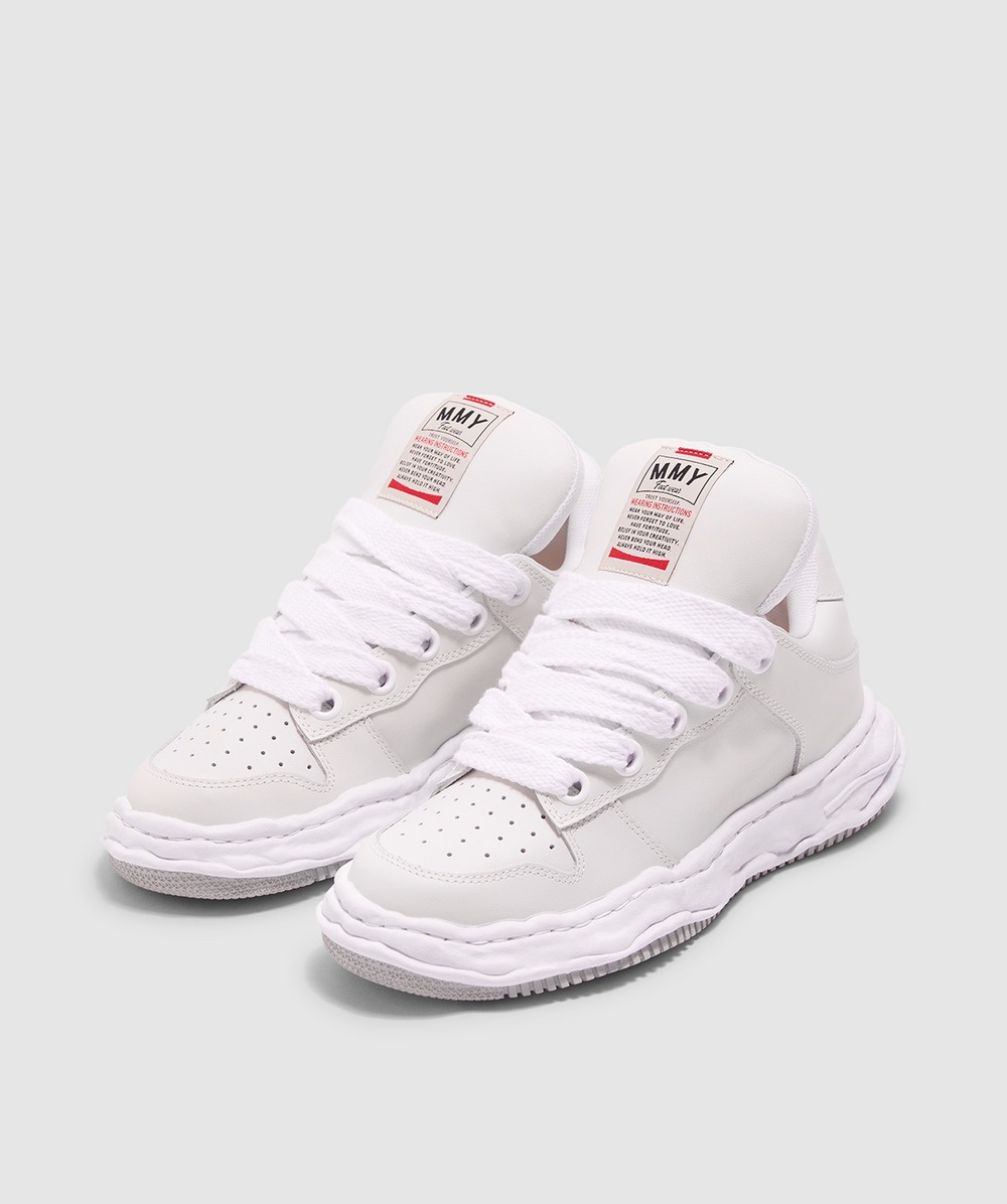 Wayne low original sole leather sneaker - 2