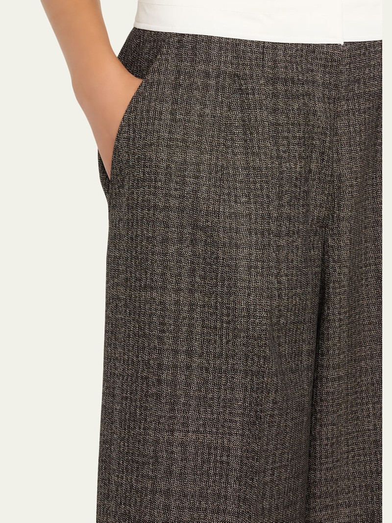 OFFICINE GÉNÉRALE Elia Plaid Italian Wool Trousers outlook