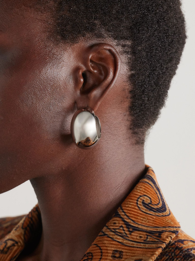 Isabel Marant Silver-tone hoop earrings Silver outlook
