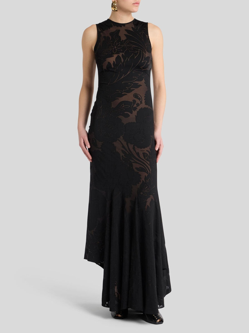 Etro SLEEVELESS DRESS IN BURNOUT STRETCH JERSEY outlook