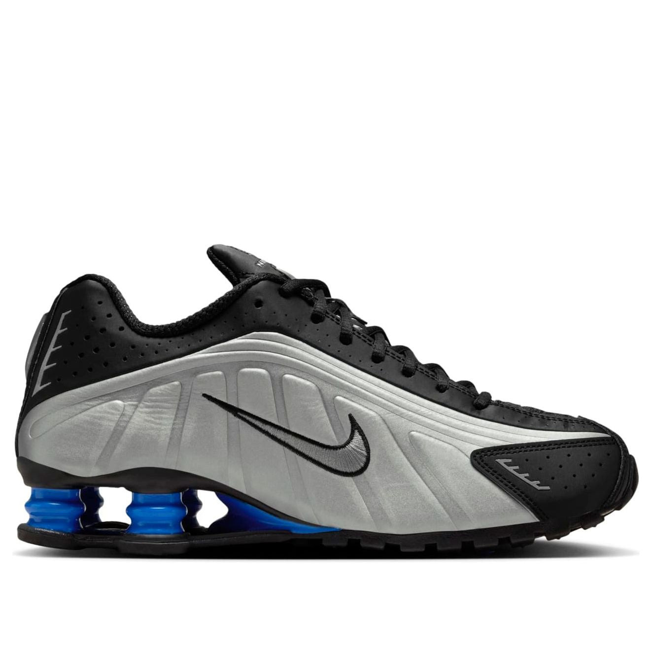 (WMNS) Nike Shox R4 'Metallic Silver Black Racer Blue' AR3565-006 - 2
