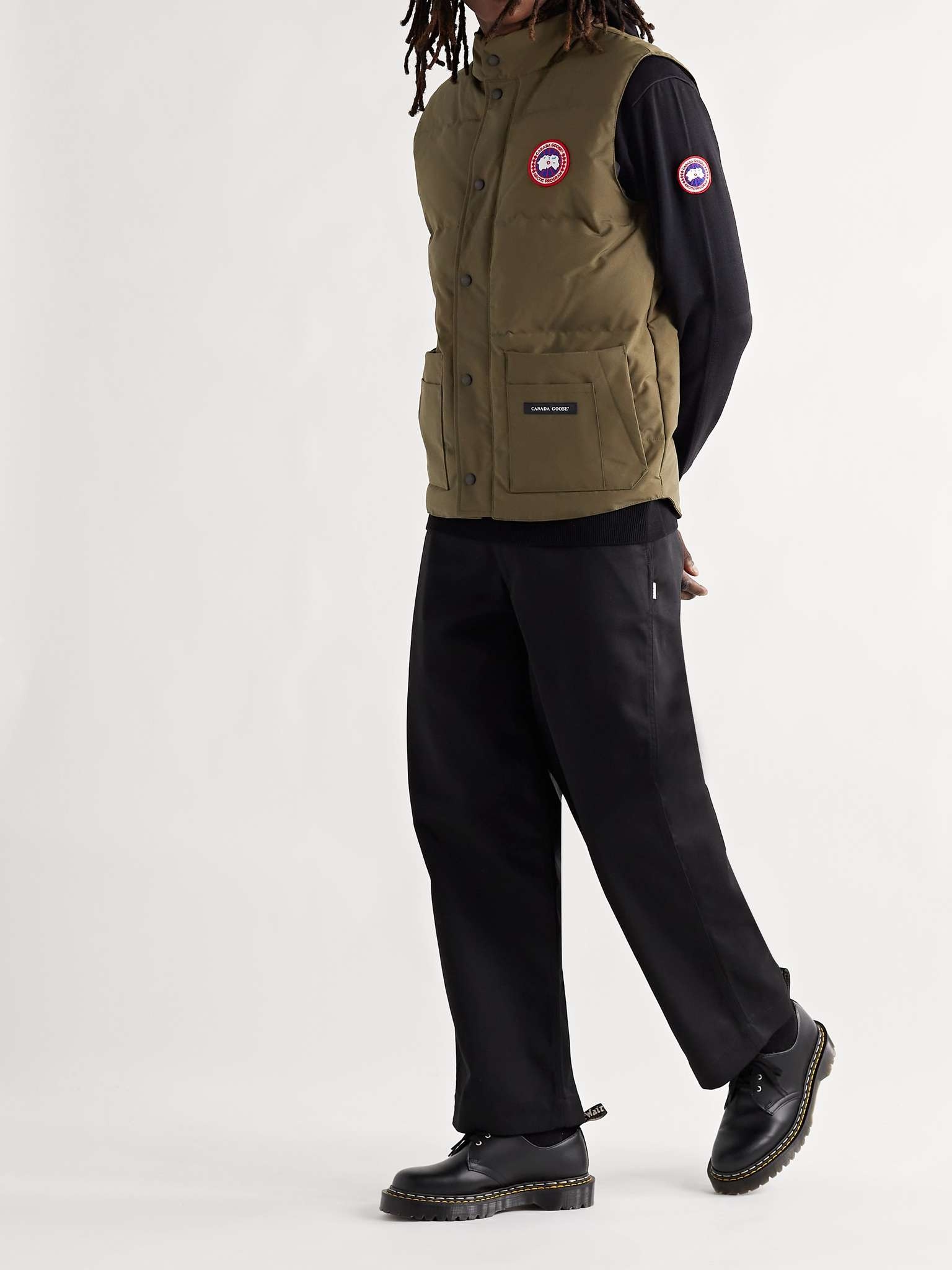 CANADA GOOSE Carlyle Logo-Appliquéd Quilted Padded Shell Trousers