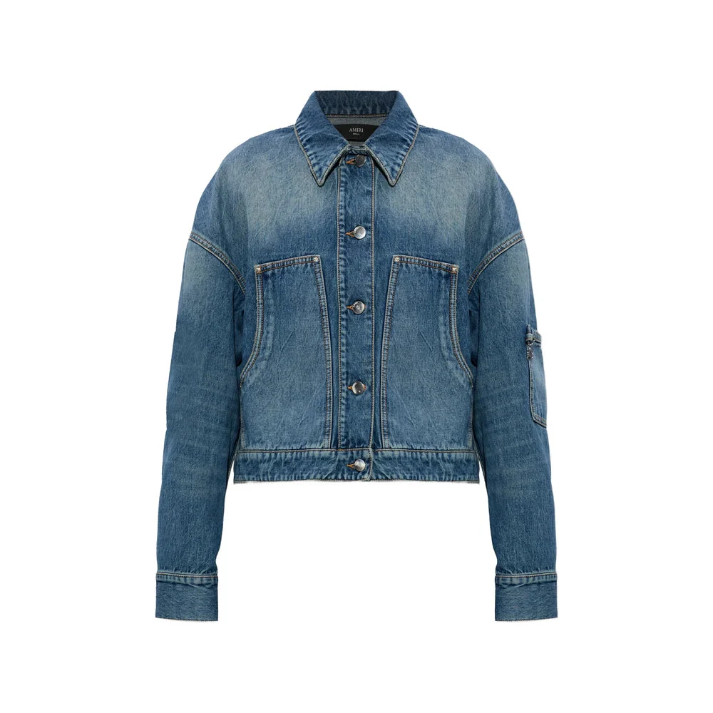 Amiri Blue Jackets - Denim Jackets Women - 1
