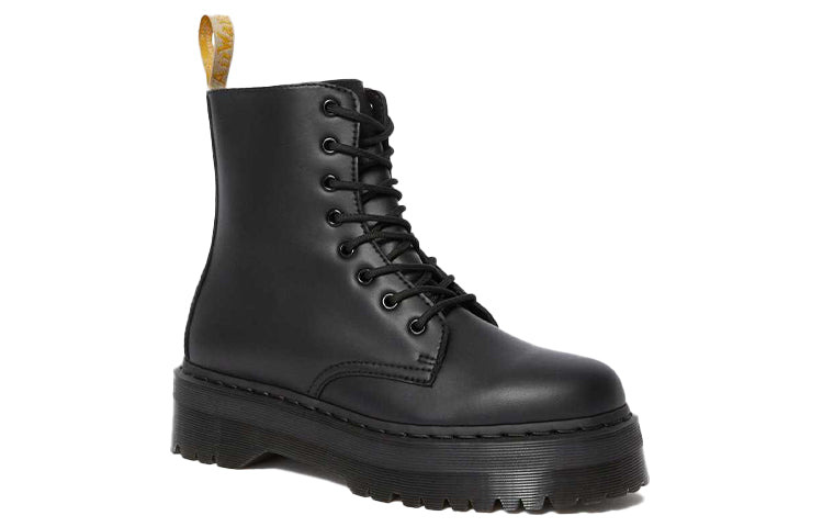 (WMNS) Dr. Martens Vegan Jadon II Mono Felix Rub off Vegan Black 25310001 - 2