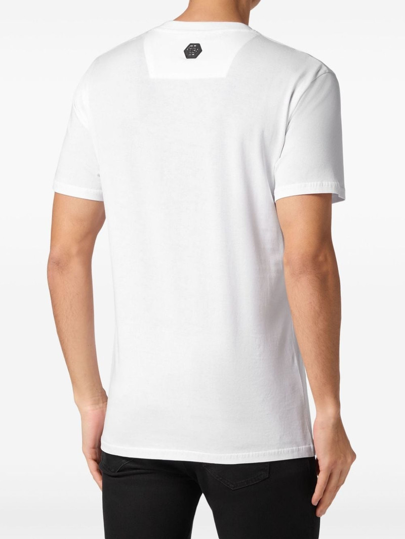 tattoo-print cotton T-shirt 4