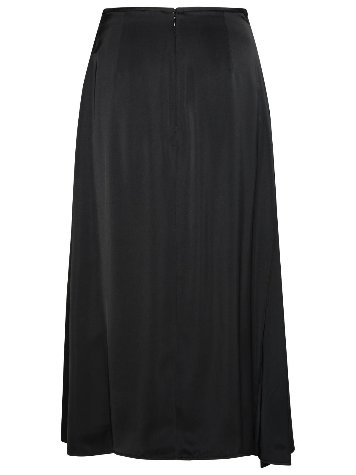 スカート JIL SANDER VISCOSE SKIRT Jil Sander Jil Sander Black Viscose Skirt Woman | luosophy