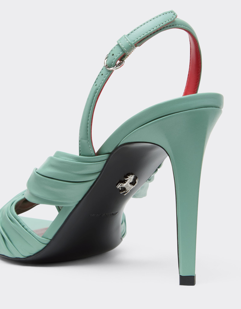 Leather slingback sandal 5