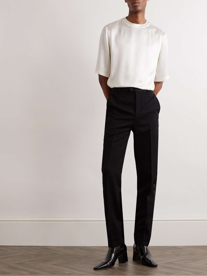 SAINT LAURENT Silk-Satin T-Shirt outlook