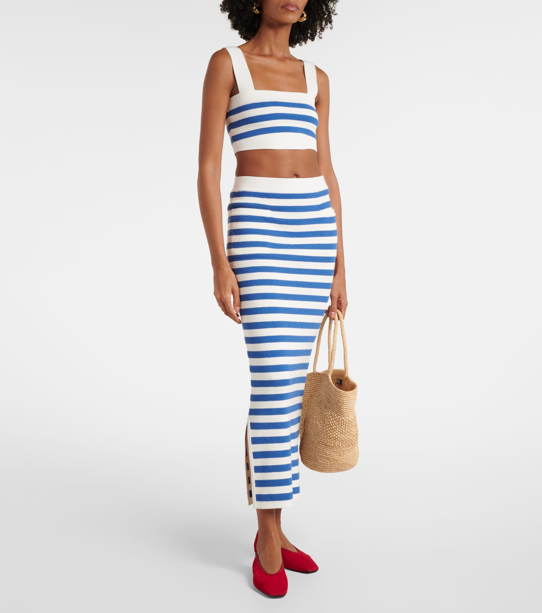 Ari striped crop top - 2
