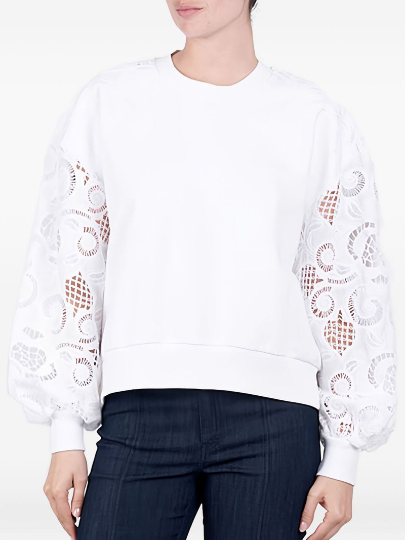 lace-sleeve top 1