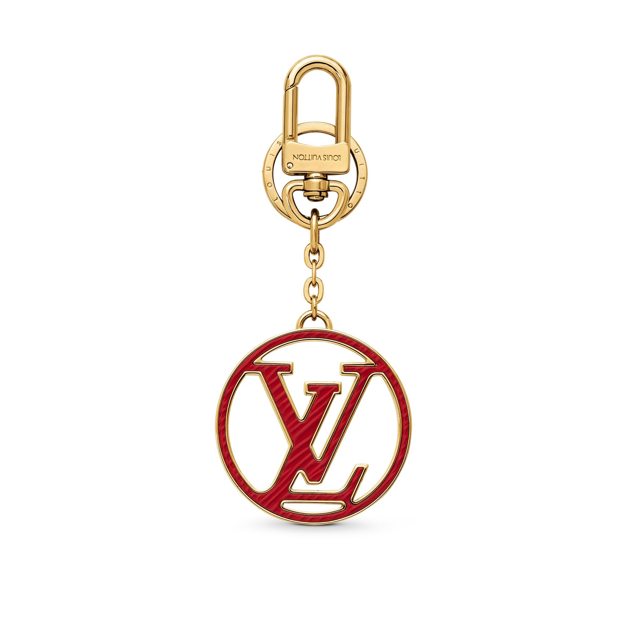 LV Circle Epi Leather Bag Charm and Key Holder - 1