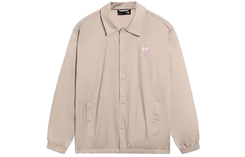 Li-Ning Sakura Graphic Jacket 'Khaki' AFDS943-4 - 1
