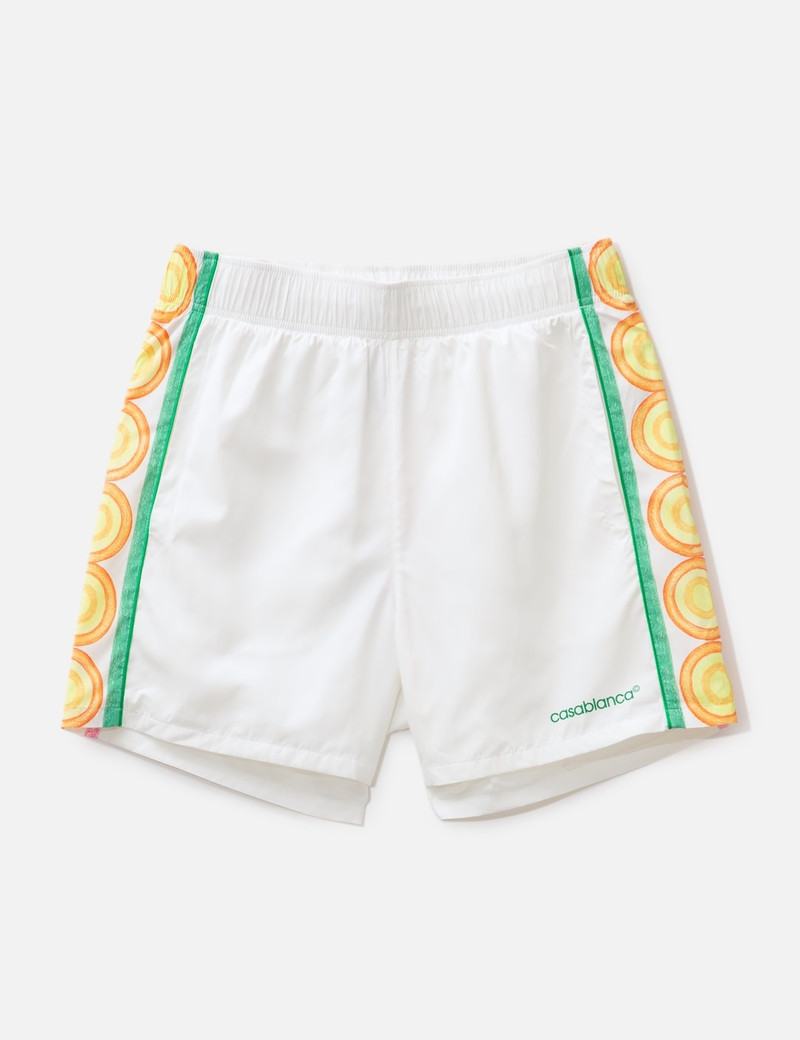 PRINTED CRAYON SWIM SHORTS 1