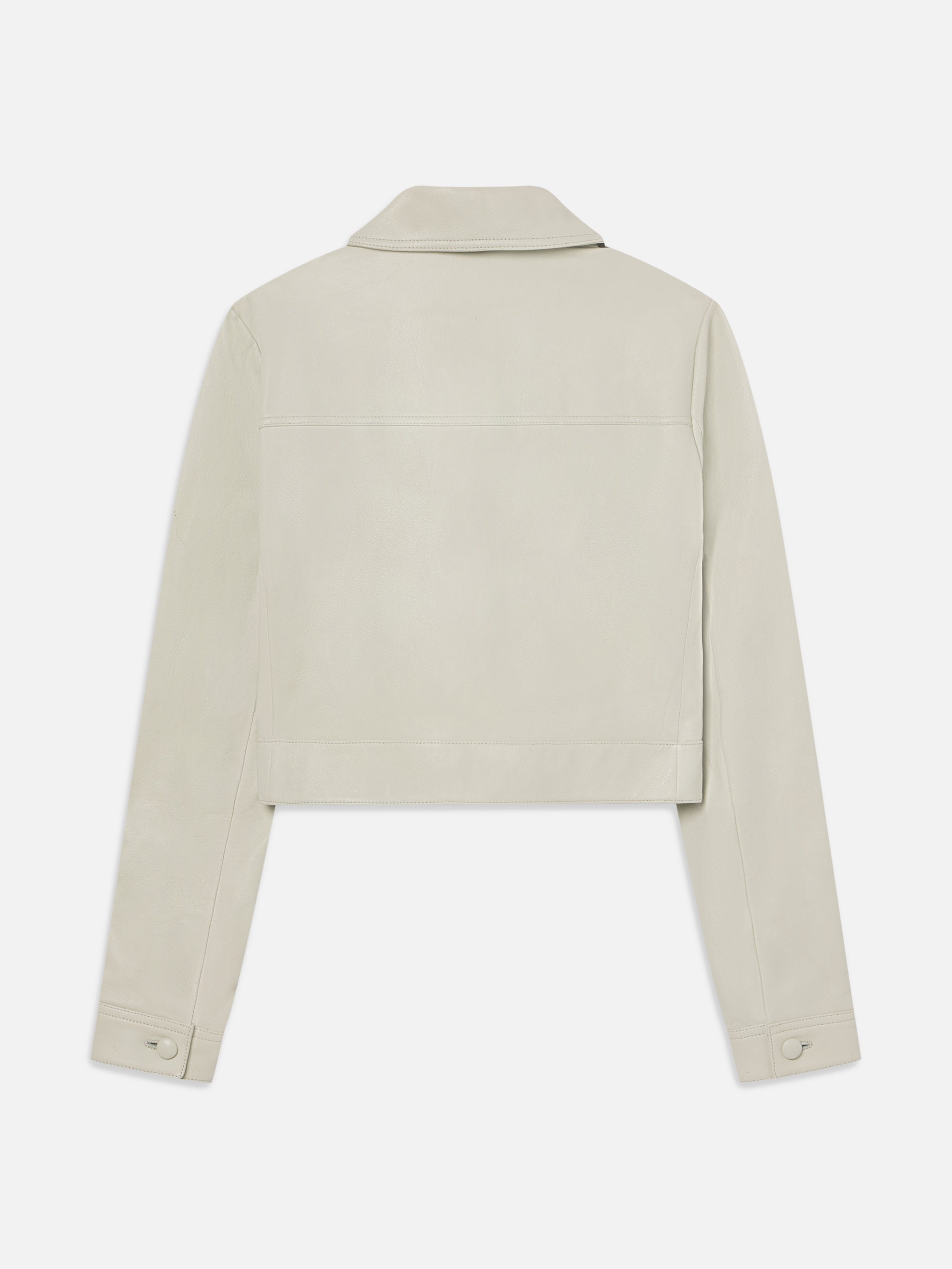The Button Front Jacket in Soft Mint - 4