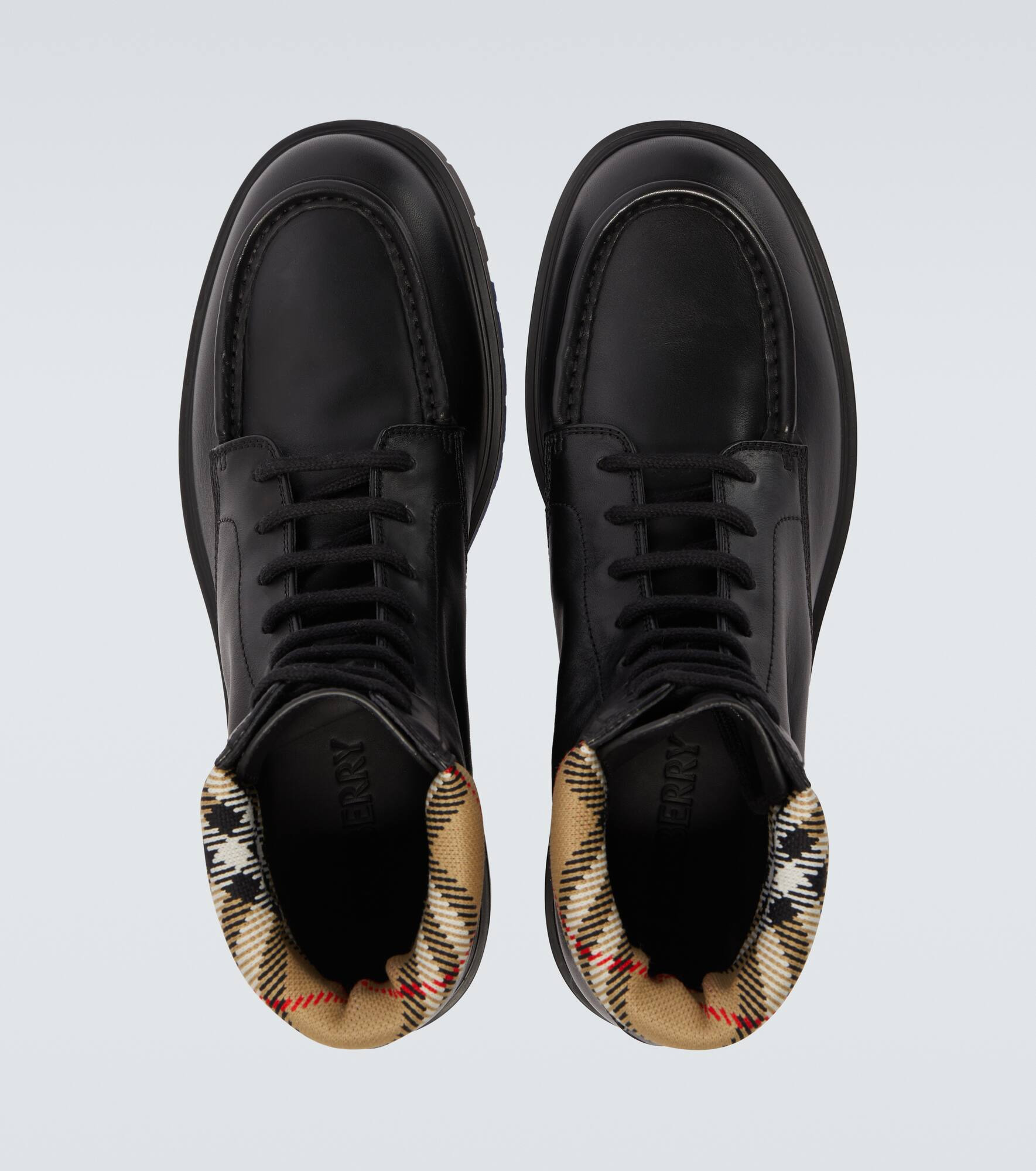 Rogue leather combat boots - 4