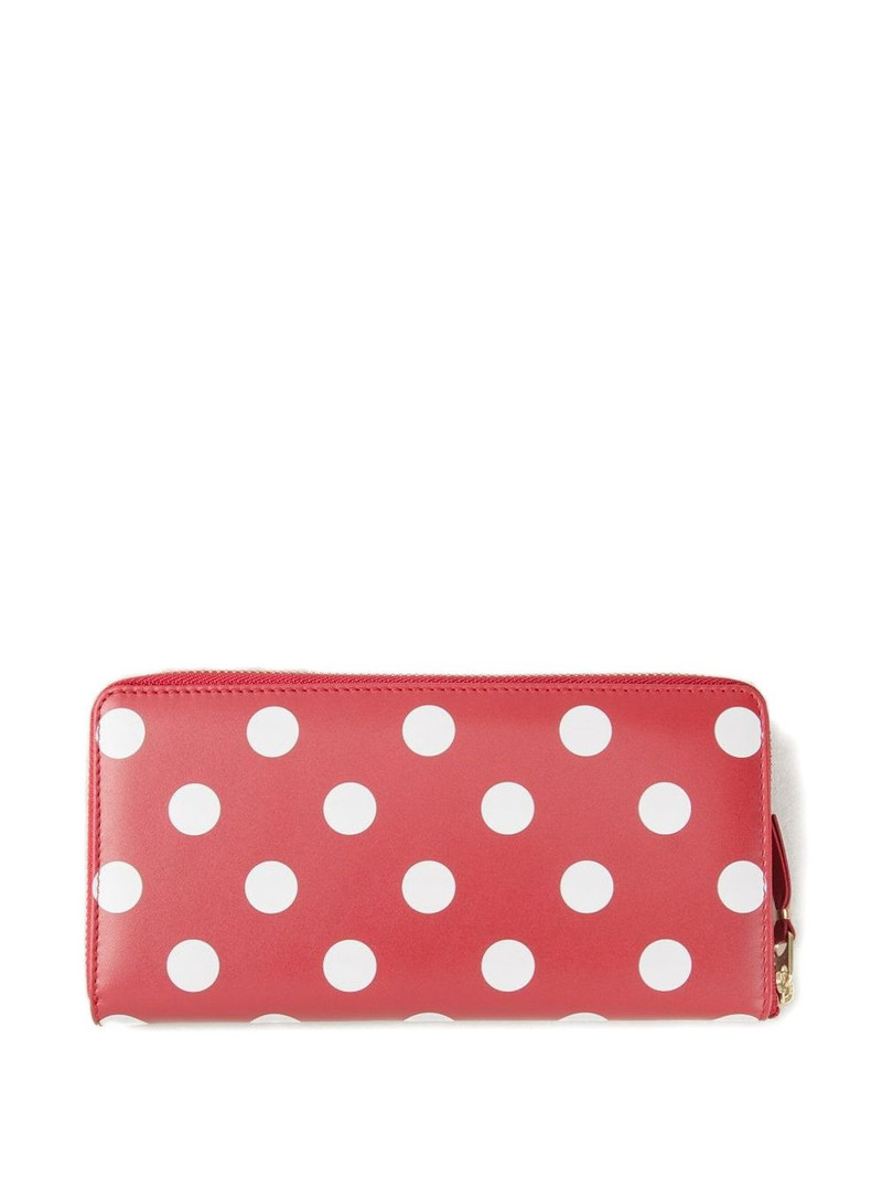 Comme Des Garçons polka-dot long wallet outlook