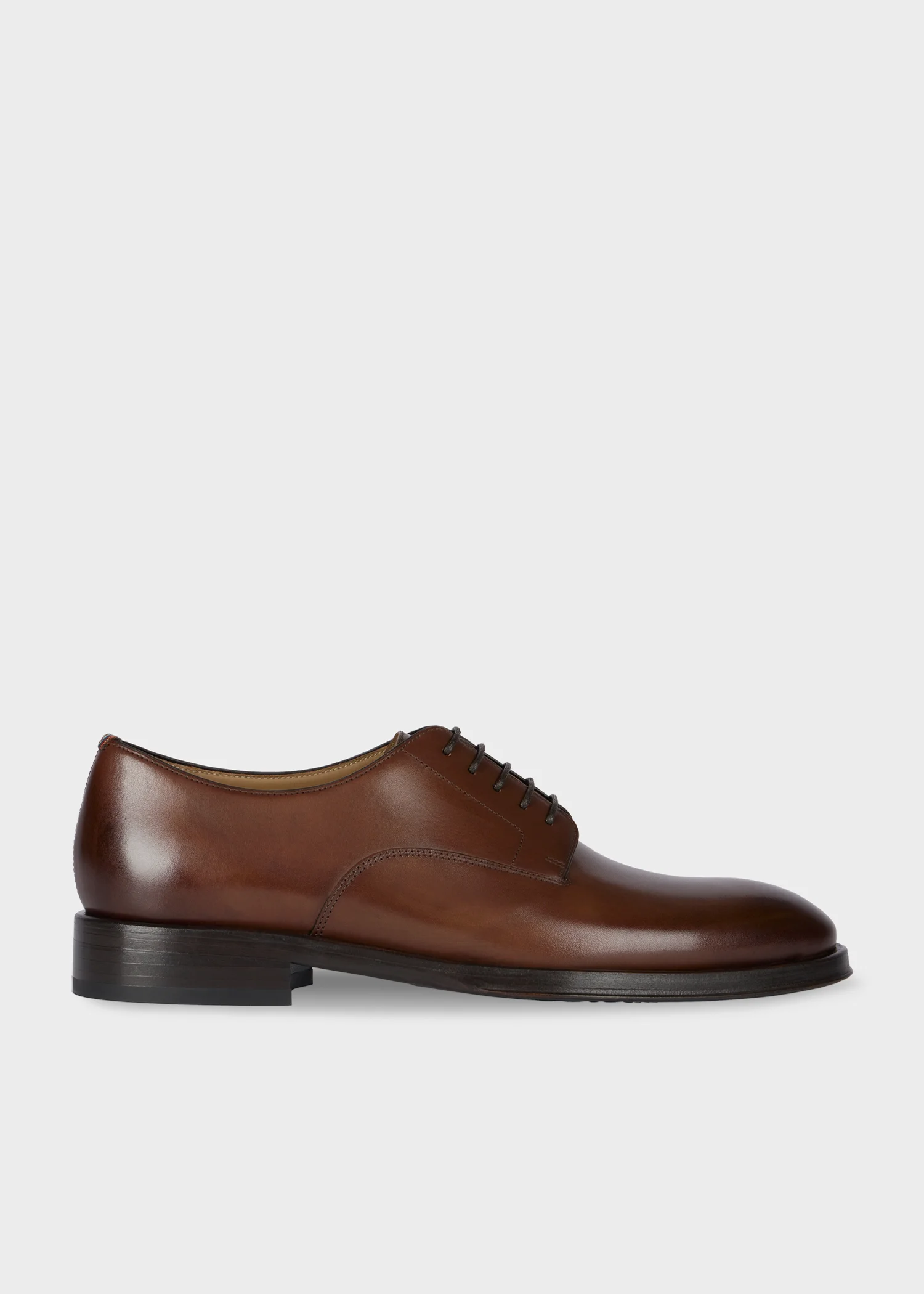 Brown Leather 'Jason' Shoes - 1