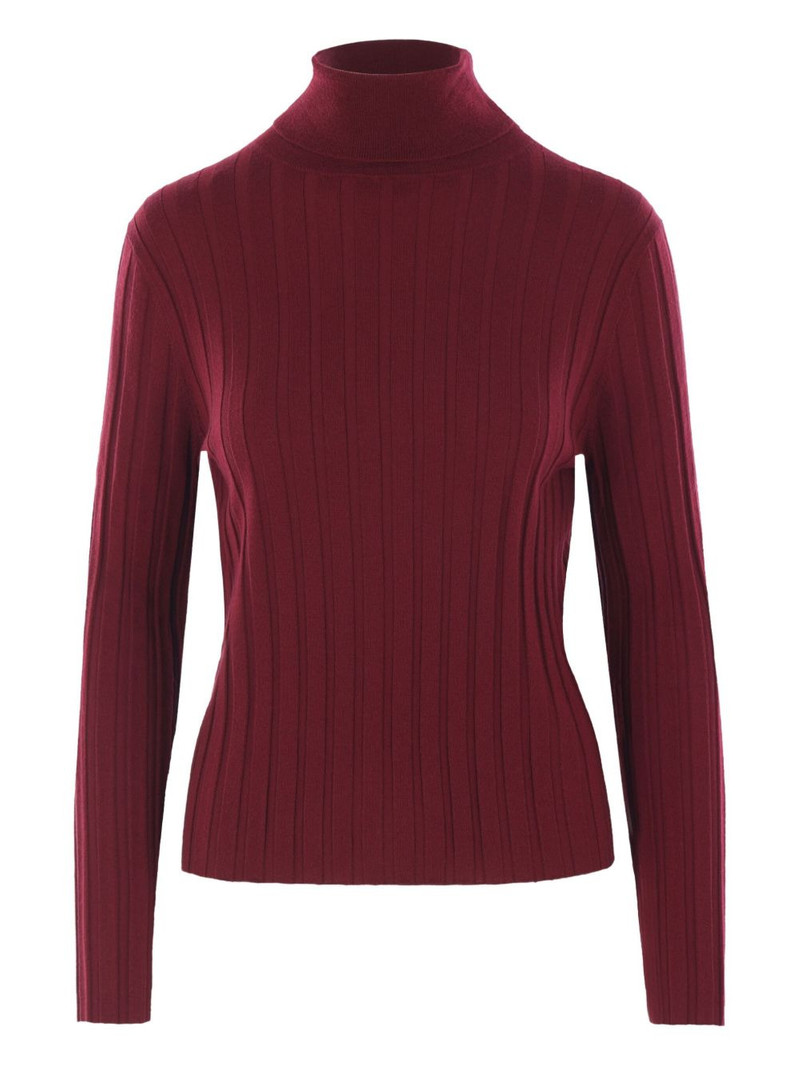 ribbed turtleneck sweater 1