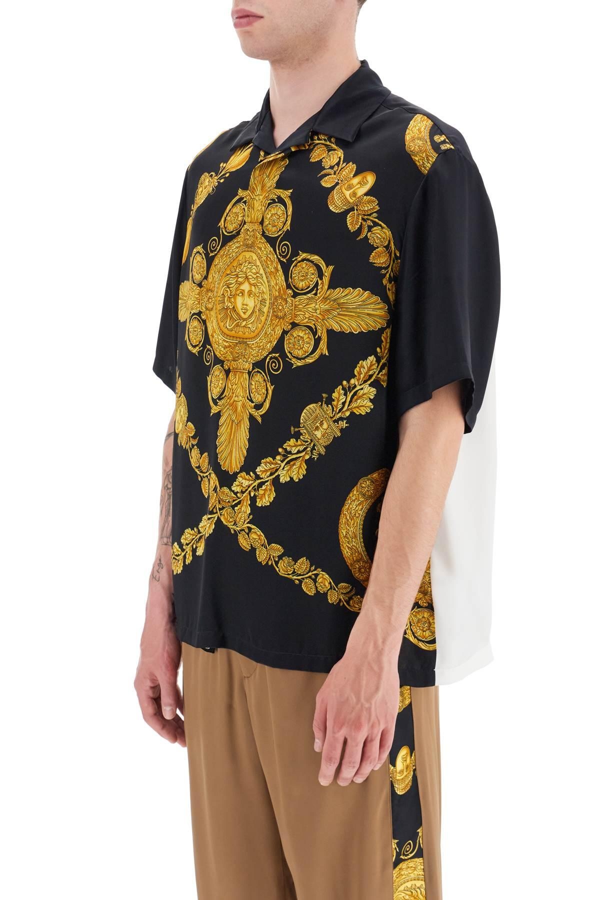 MASCHER BAROQUE SATIN POLO SHIRT - 5