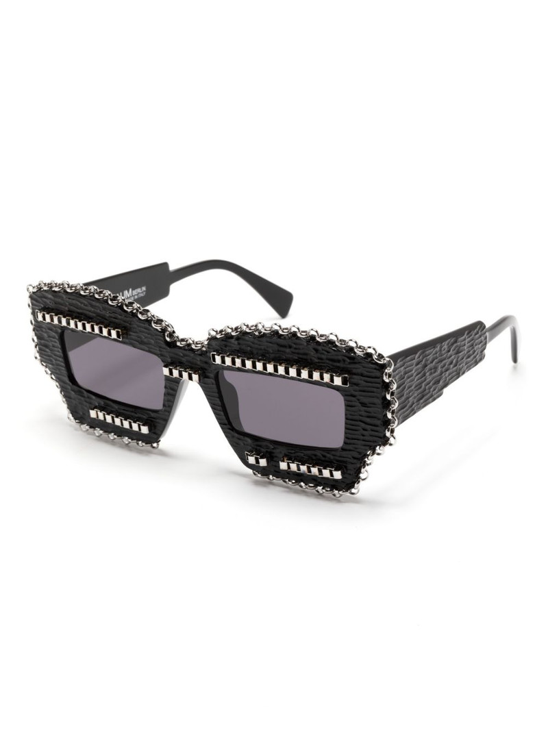 Kuboraum chain-detailing sunglasses outlook