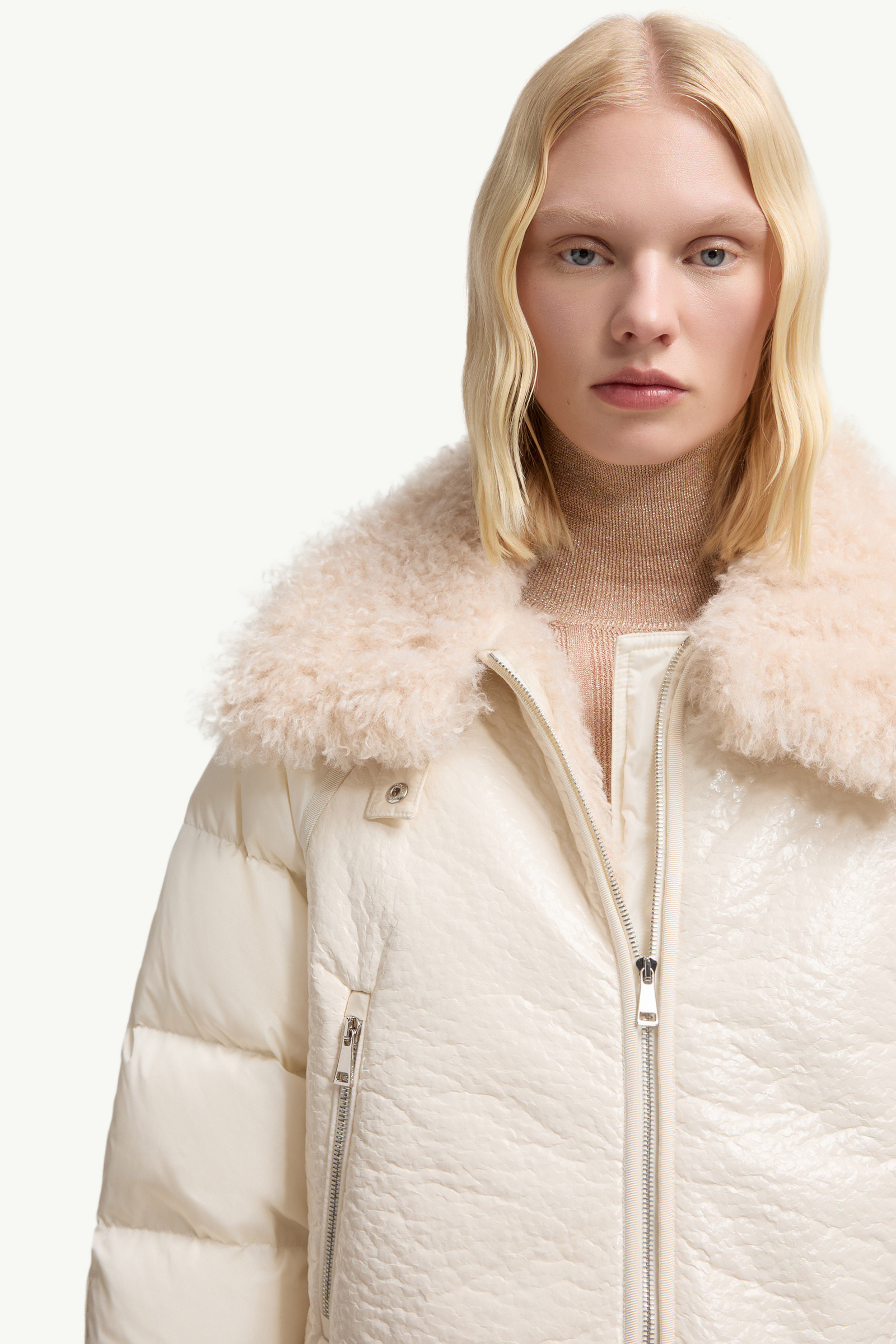 Rubrouk Teddy-Trimmed Short Down Jacket - 6