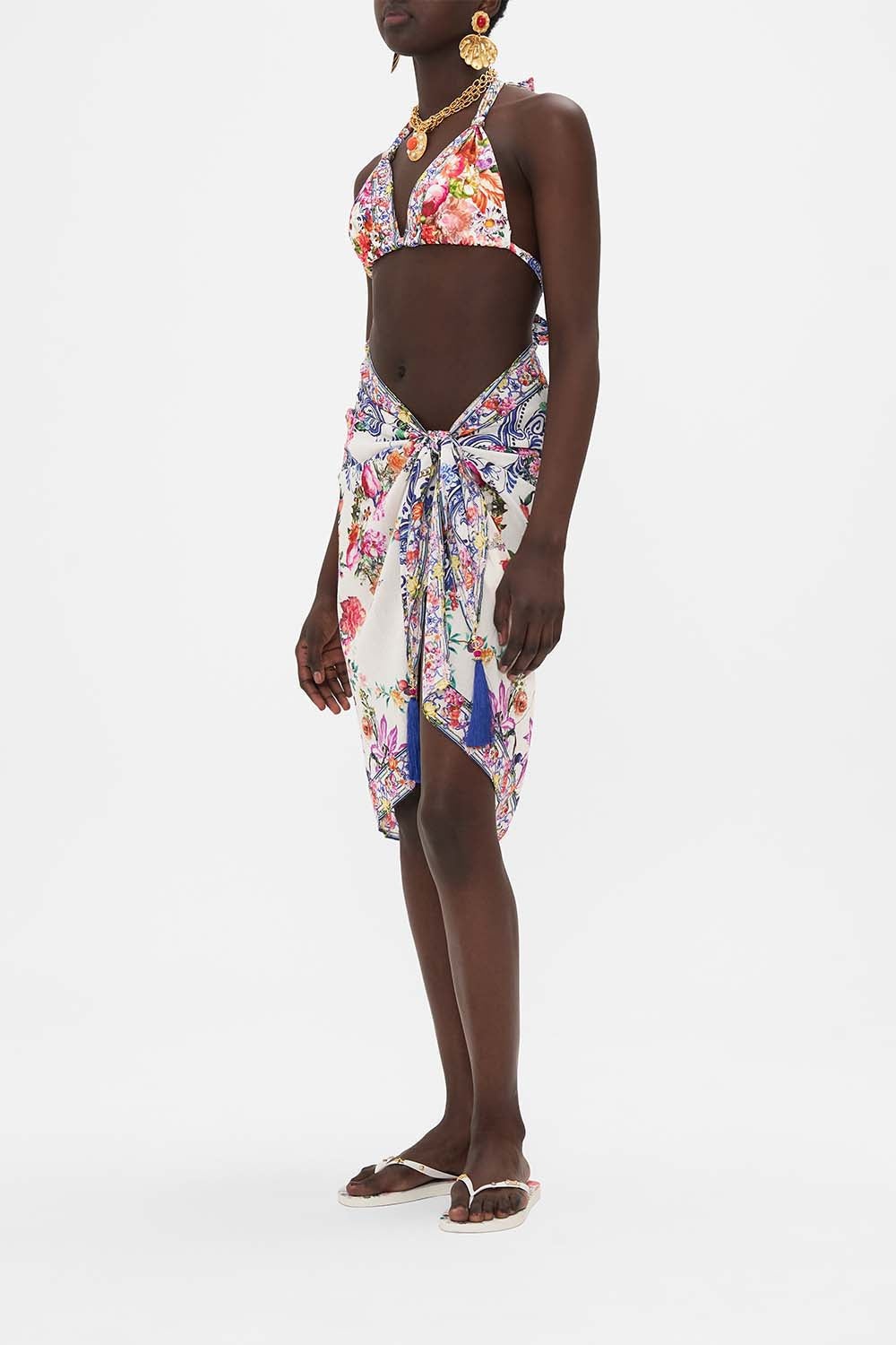 SHORT TASSEL SARONG - 4