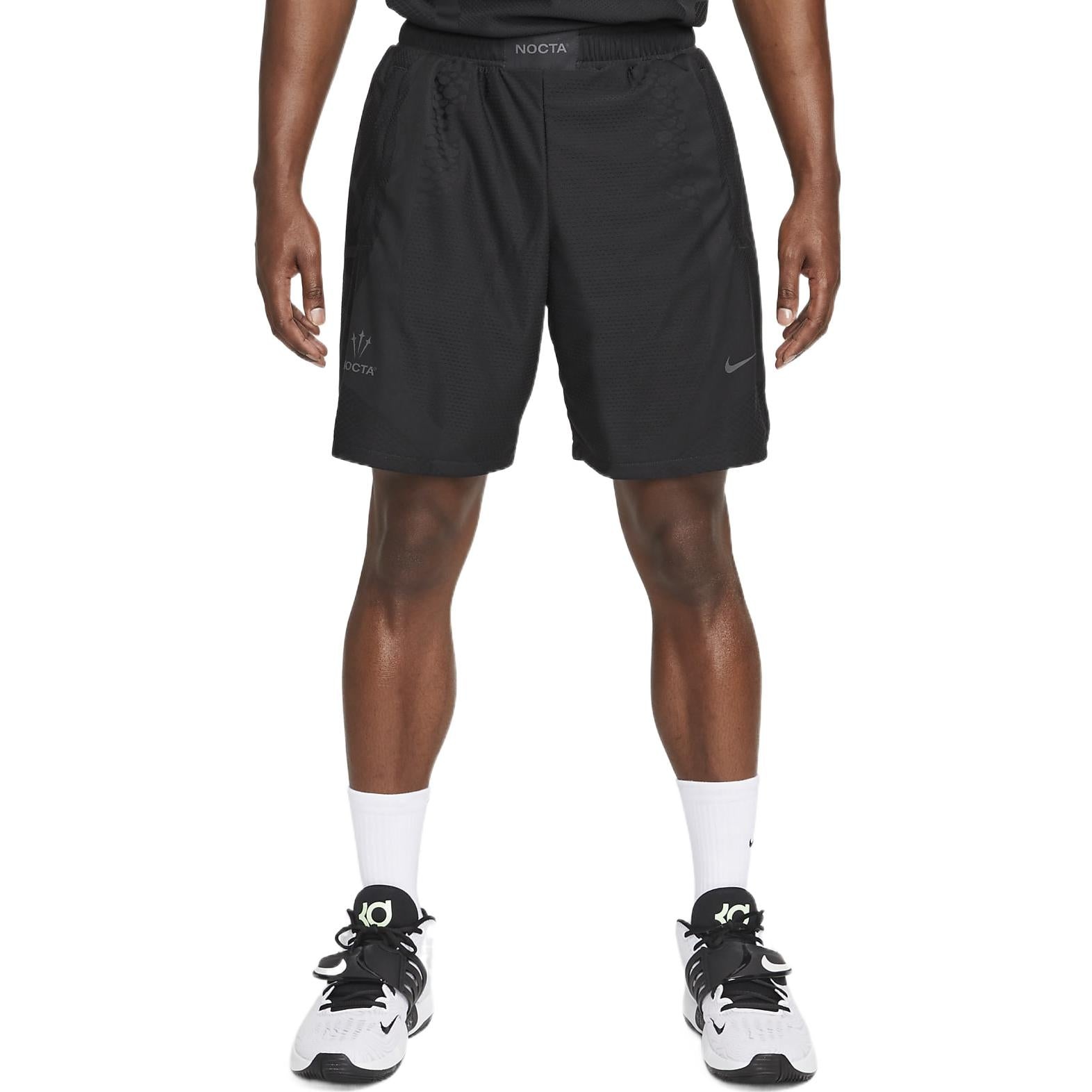 Nike x NOCTA Drake Logo Basketball Sports Shorts 'Black' DM1736-010 - 3