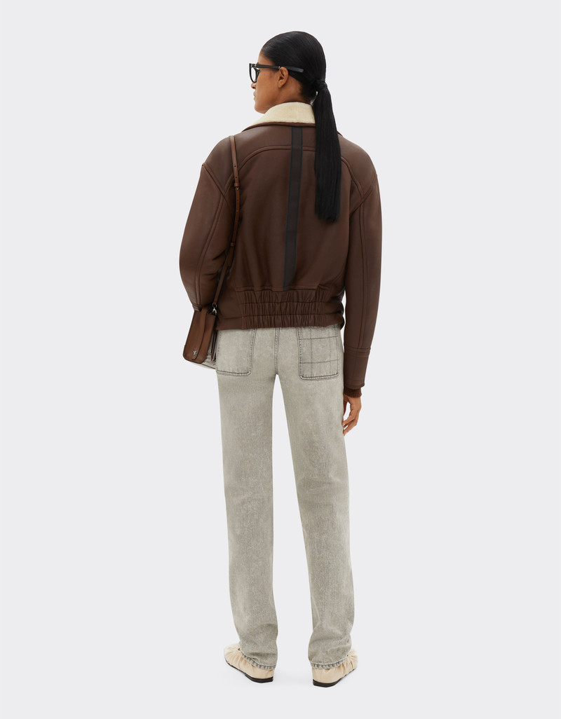 Shearling caban 5