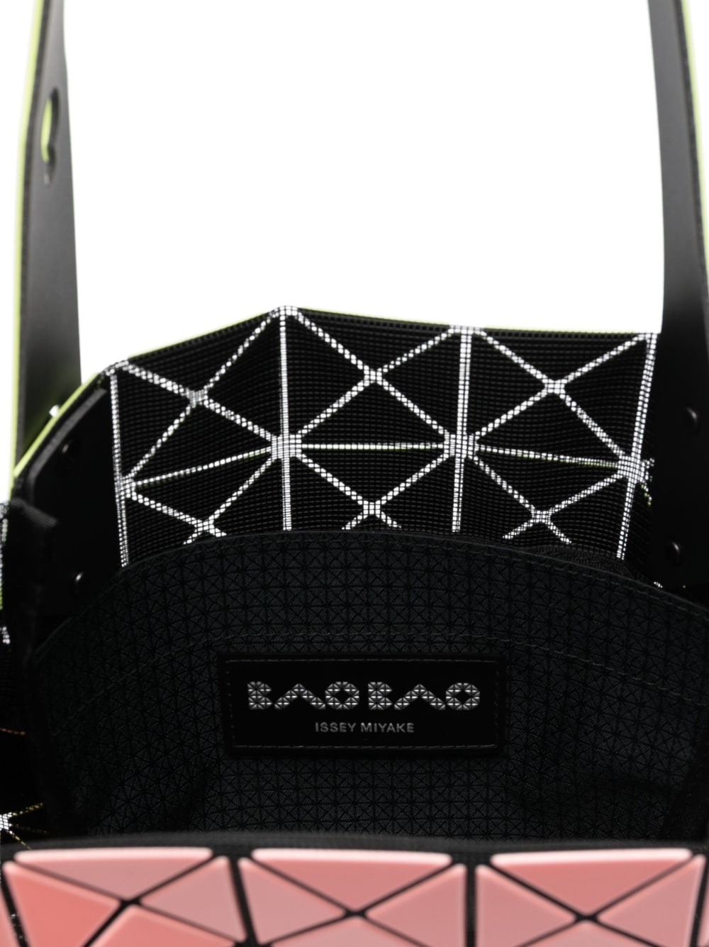 two-tone geometric tote bag - 5