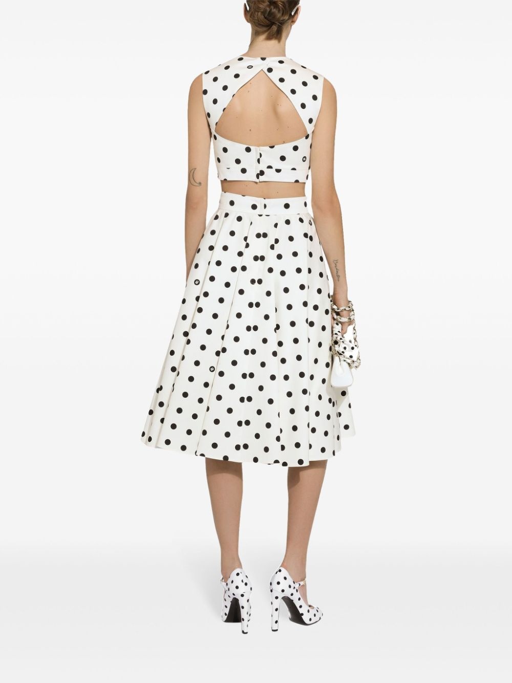 polka-dot corset top - 4