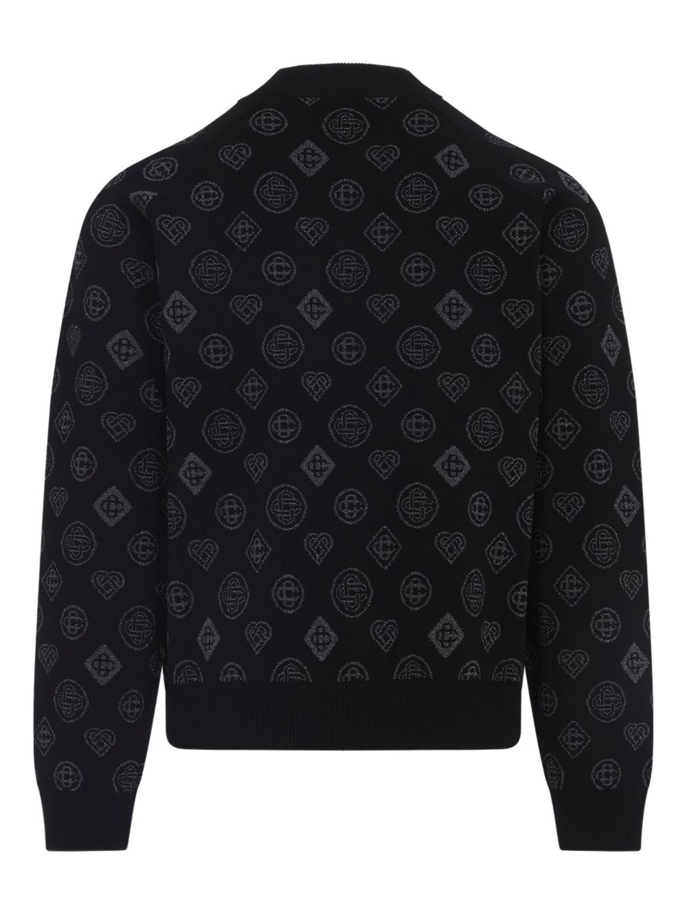 logo-pattern zip-up jacket - 2